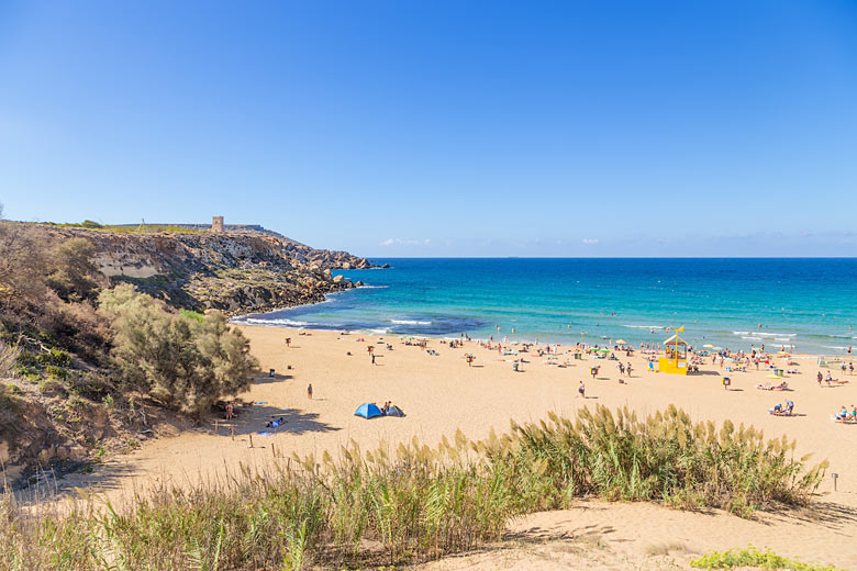 The inviting sands of Golden Bay
