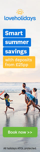 Love Holidays: Low deposits from &pound;25 per person
