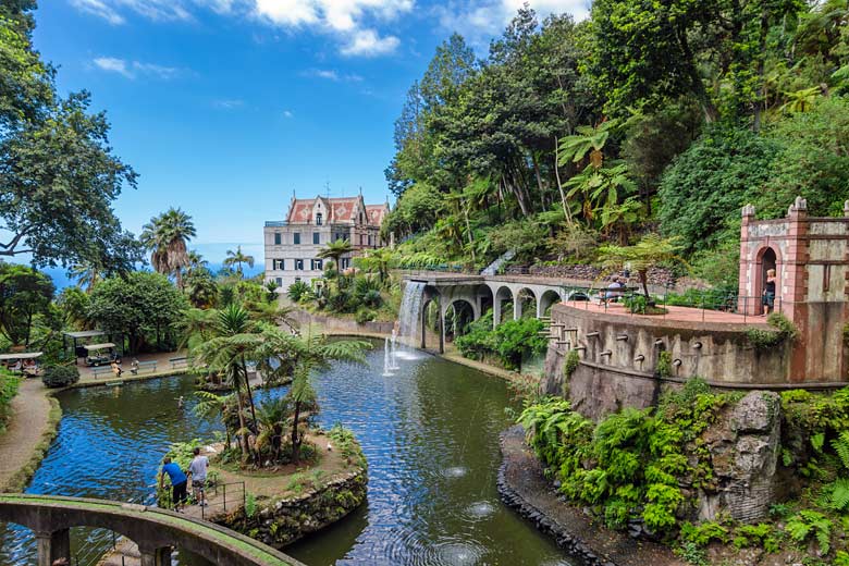 The elaborate Monte Palace Madeira Tropical Gardens