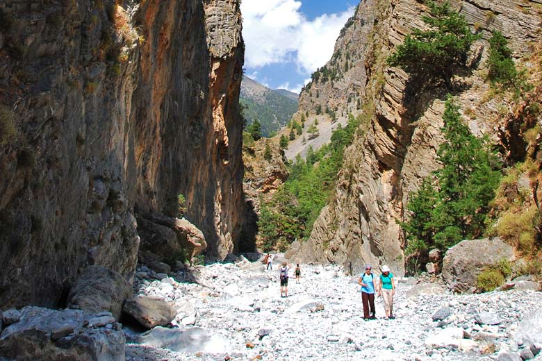 Samari&aacute; Gorge, Crete, Greece